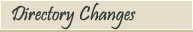 Directory Changes